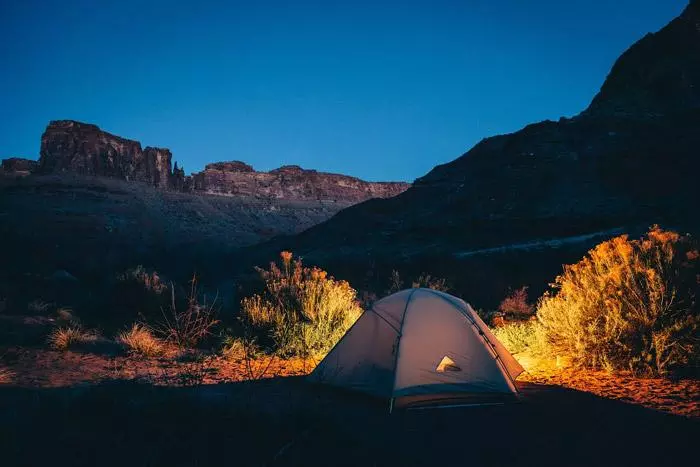 camping off the grid is another great way to get away from distractions of modern technology and get a great night sleep