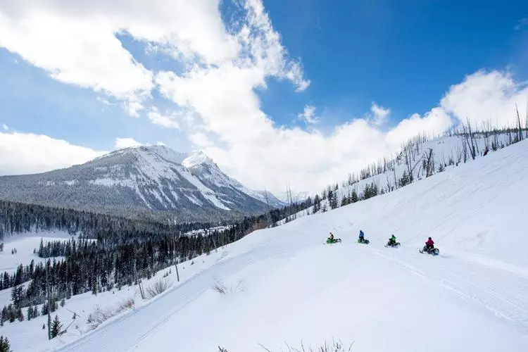 guided snowmobile tours in montana