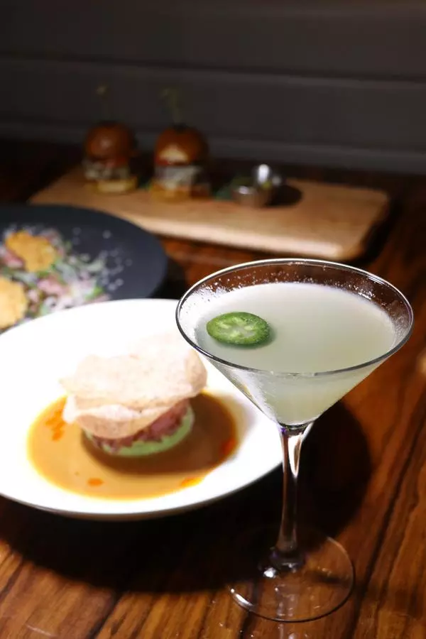 green intensity cocktail lime jalapeno basil