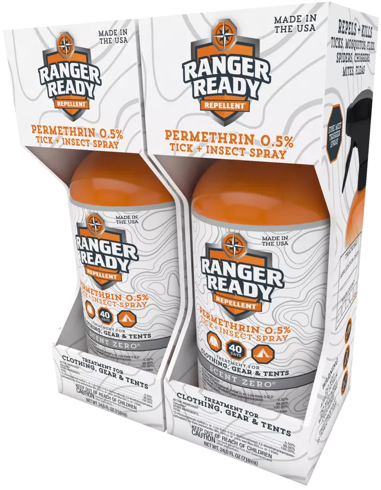 ranger ready permethrin clothing worn repellent