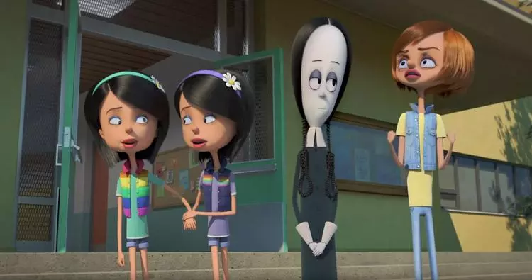 wednesday and girlfriends at school