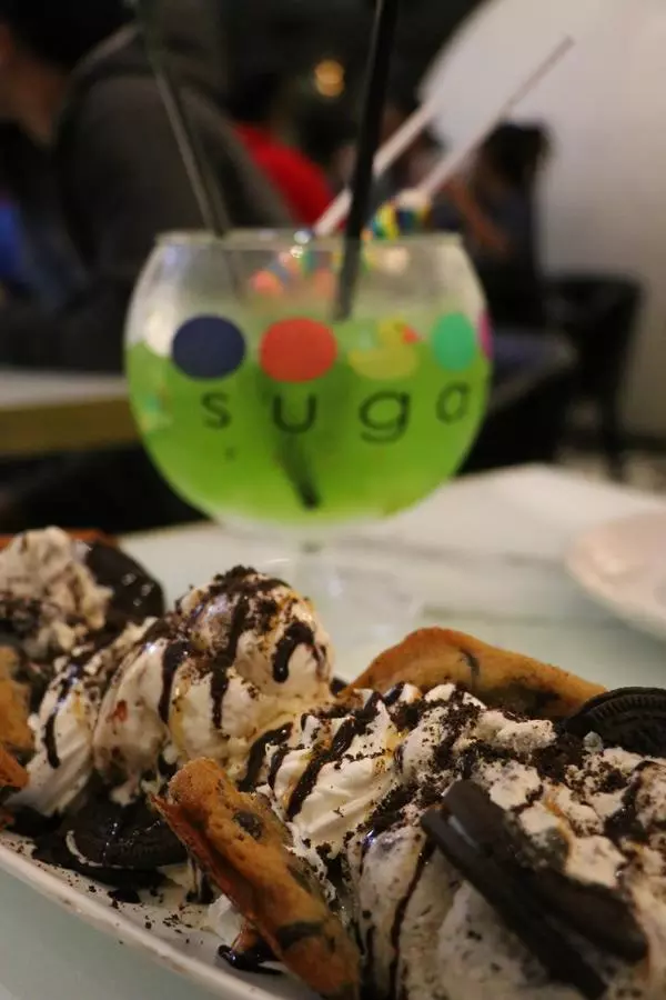cookie jar sundae at sugar factory san diego
