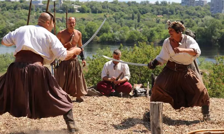 Khortytsa Island Cossack Fighters
