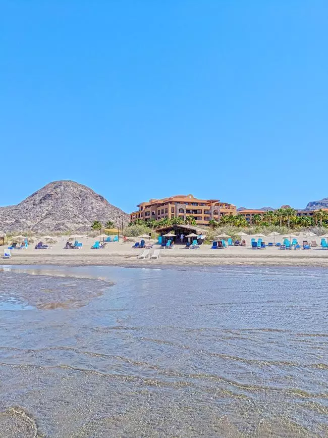 villa del palmar resort from danzante bay beach