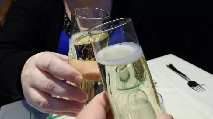 champagne toast