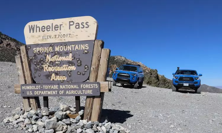 Climbing Wheeler Pass Nevada