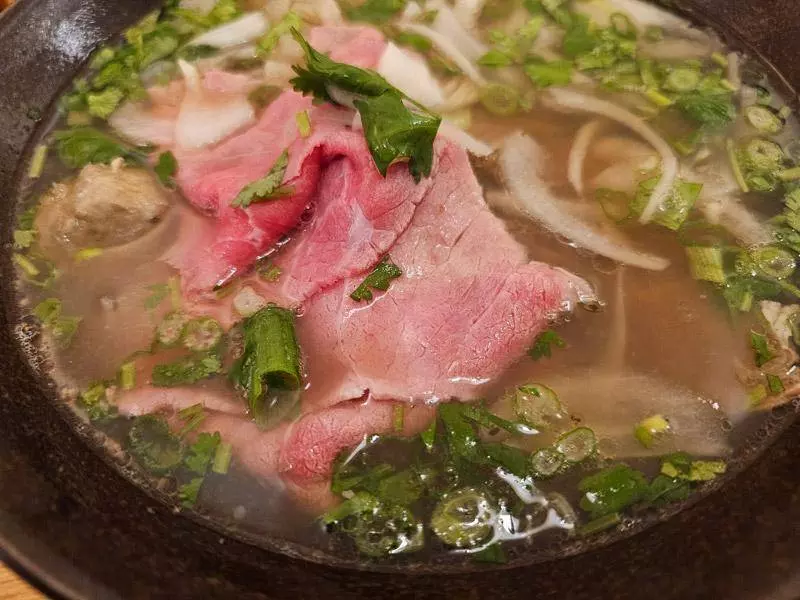 pho rare beef