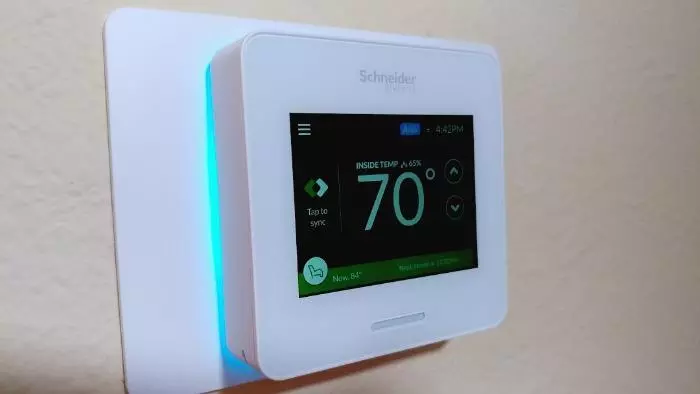 wiserair smart thermostat installed