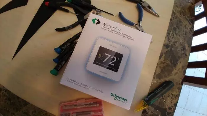wiserair smart thermostat pre install