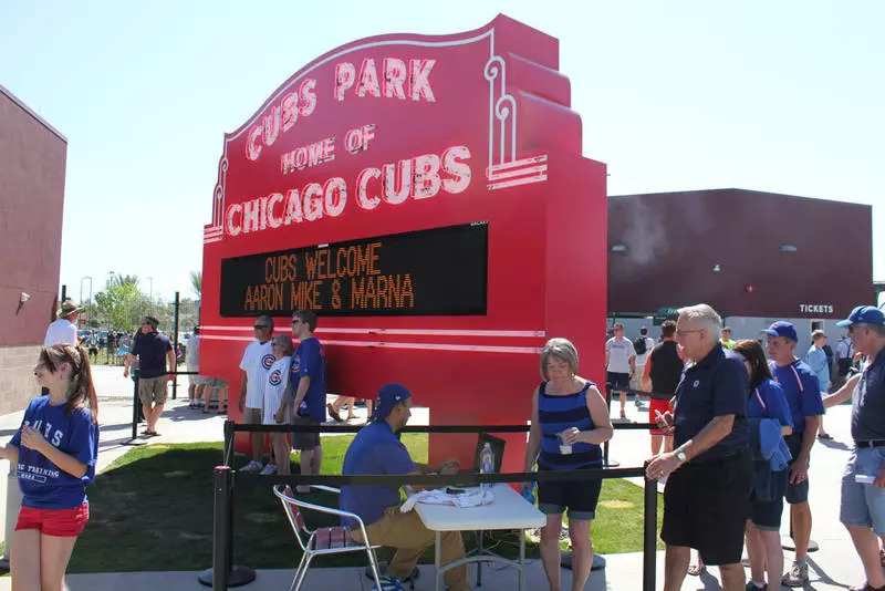 Cubs Park Wrigley Field sign