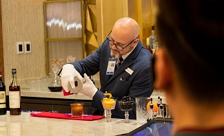High Limit Signature Cocktail being prepared.