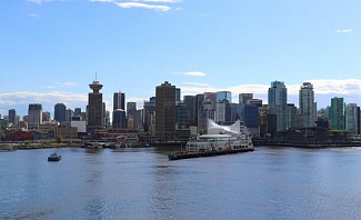 Vancouver Skyline from Cruise Ship