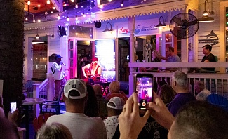 Live music on Duval Street in Key West Florida