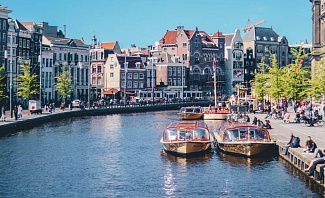 Amsterdam is a popular city for American ex-pats