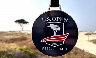 us open bag tag from pebble beach