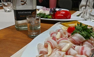 Salo and Khortytsa Vodka