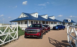 Chevy Trucks at Twin Cabins Ranch