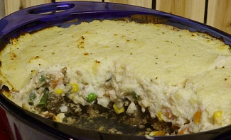 Mashed Cauliflower Shepherds Pie Recipe