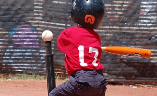 Playing tee ball is a great way to get your son excited about playing baseball at a young age.