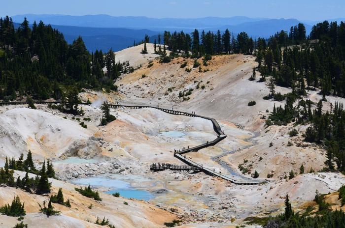 lassen volcanic park california bumpass hell trail
