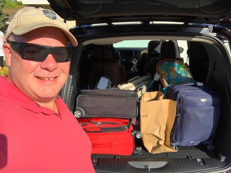 bill packing trunk of pacifica