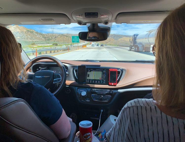 jenny driving pacifica