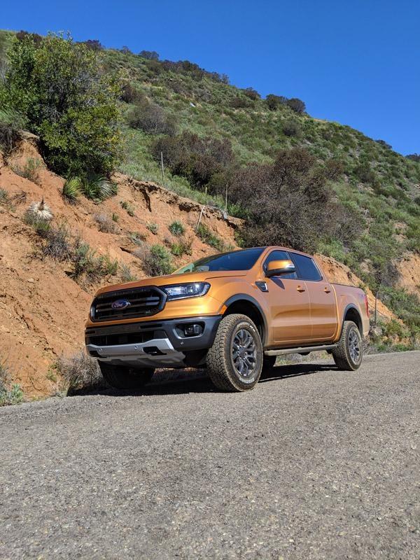 ford ranger fx4 on trail