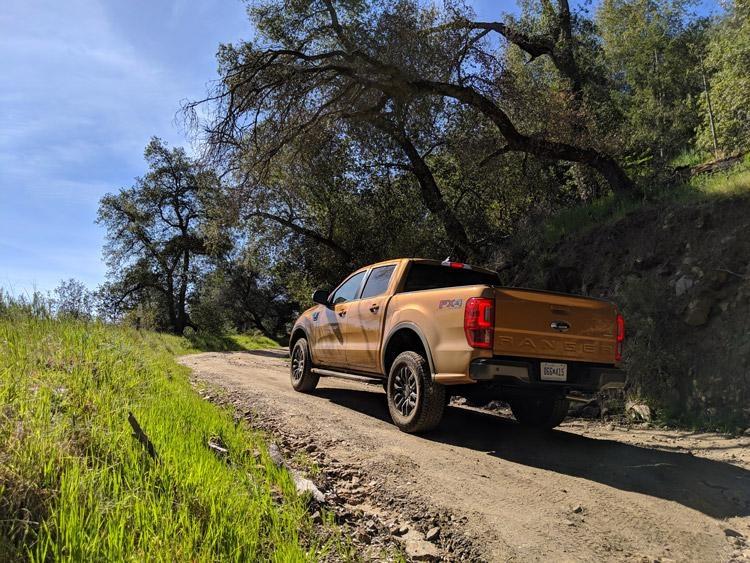 rear of ford ranger fx4