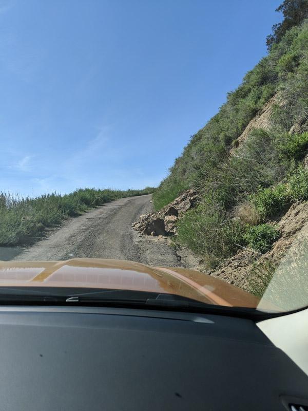 round the curve narrow road