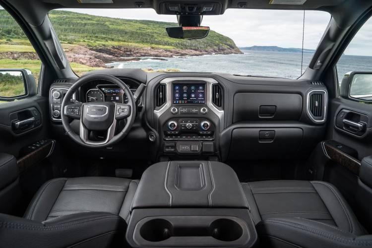 Interior of 2019 GMC Sierra Denali
