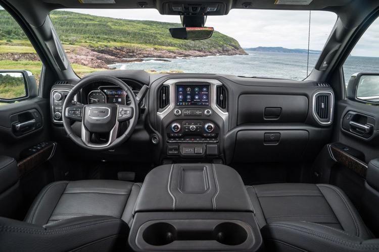 2019 gmc sierra denali on trail