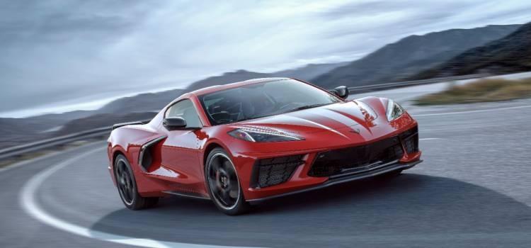 2020 chevrolet corvette stingray on road