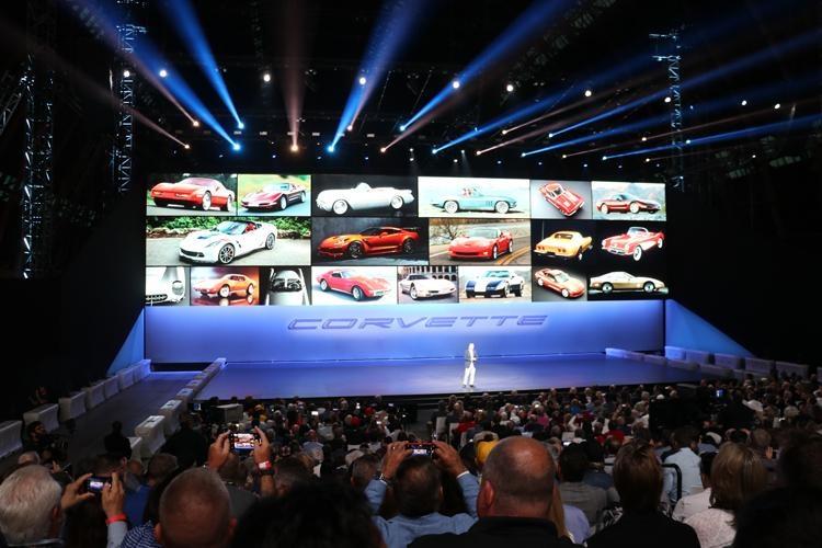 unveiling on stage