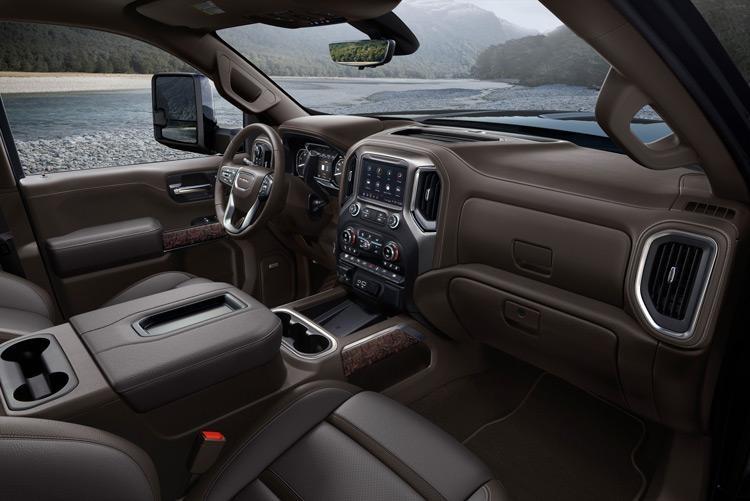 2020 gmc sierra 2500hd denali interior
