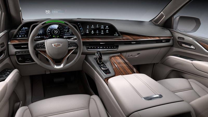 cadillac escalade cockpit with supercruise