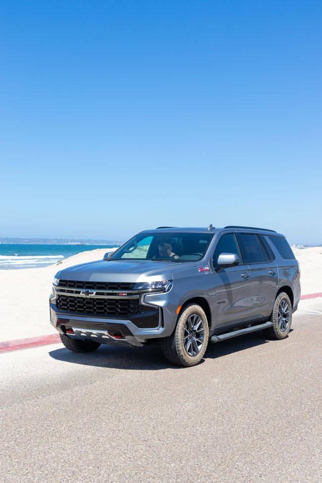 2021 chevrolet tahoe at beach in san diego