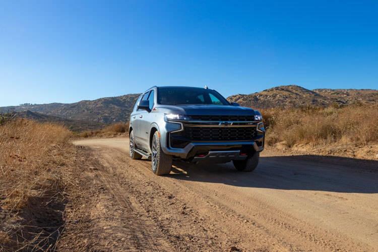 2021 chevy tahoe z71 on trail