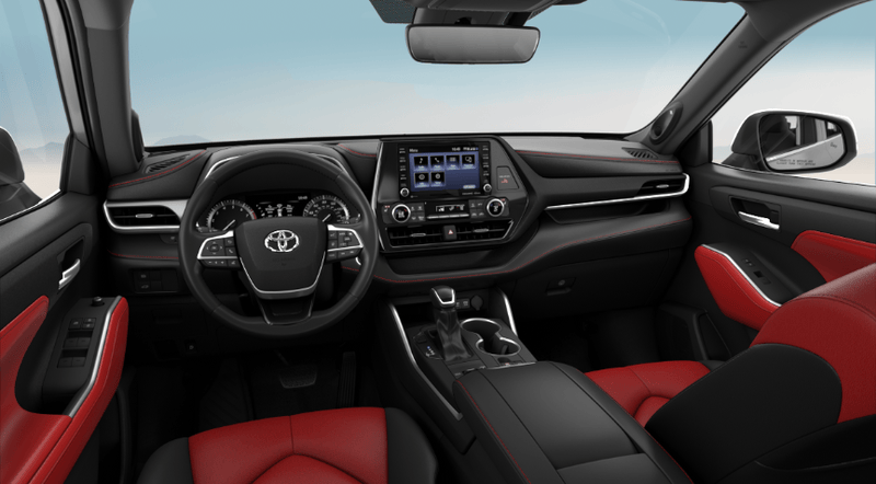 highlander red leather interior