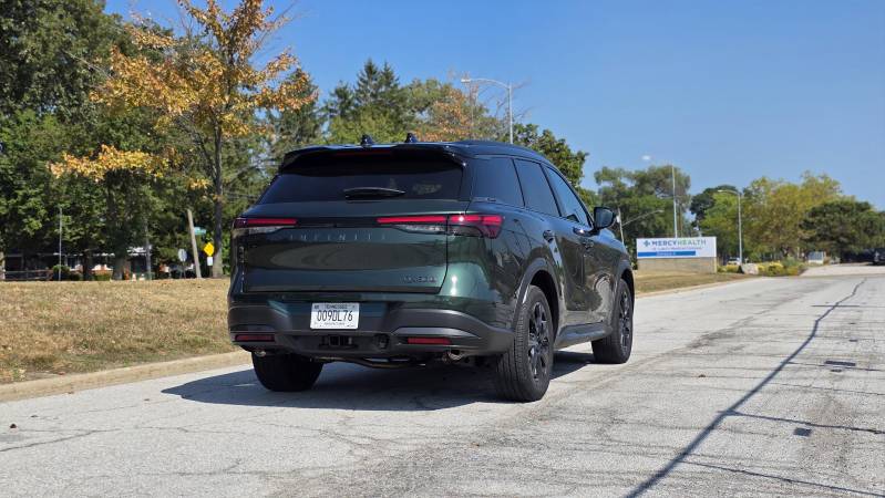 infiniti qx60 review rear view