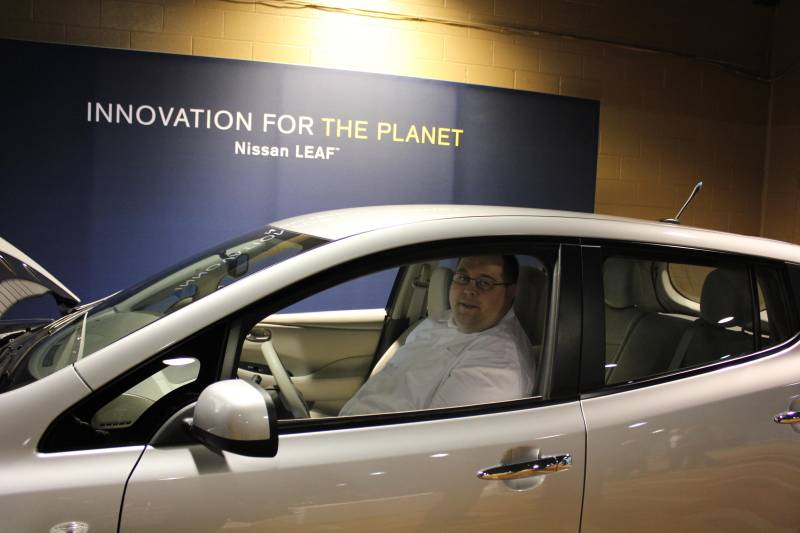 2008 nissan leaf at chicago auto show
