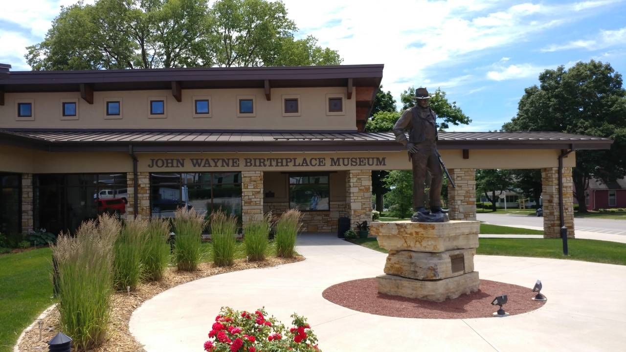 john wayne museum in iowa