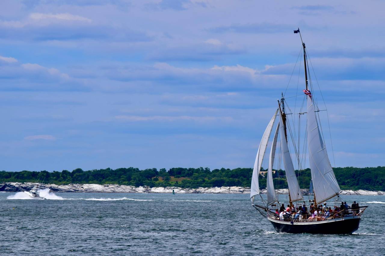 sailing adventure on a guys trip in rhode island