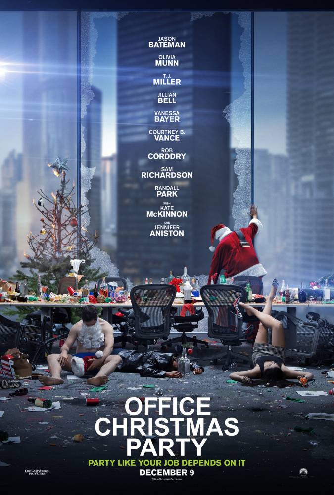 office christmas party movie poster 2016