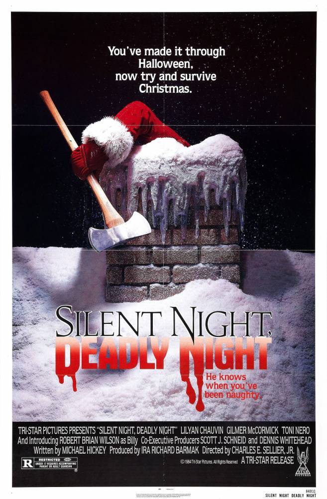 silent night deadly night movie poster original movie 1984