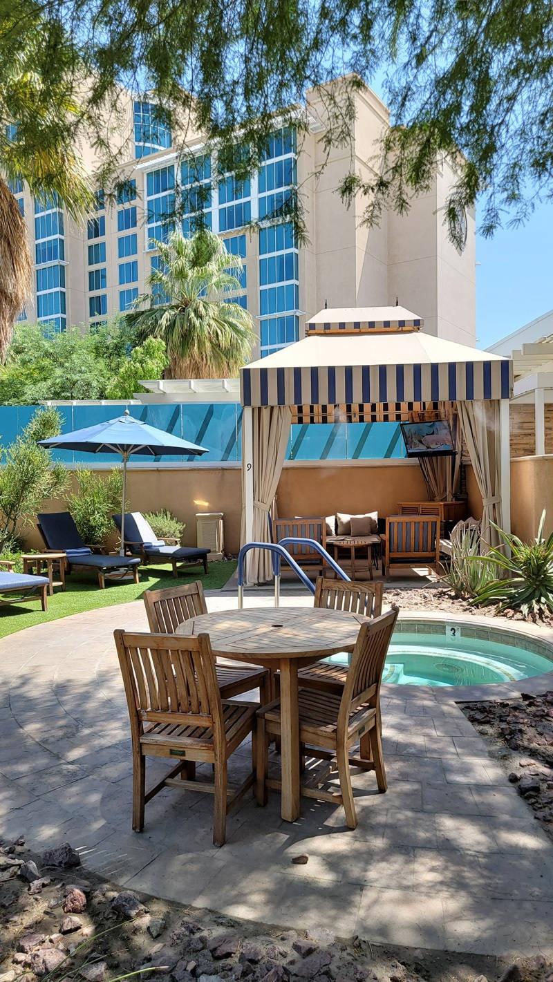 private cabana at sunstone spa