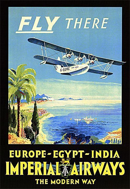 fly there on imperial airways the modern way