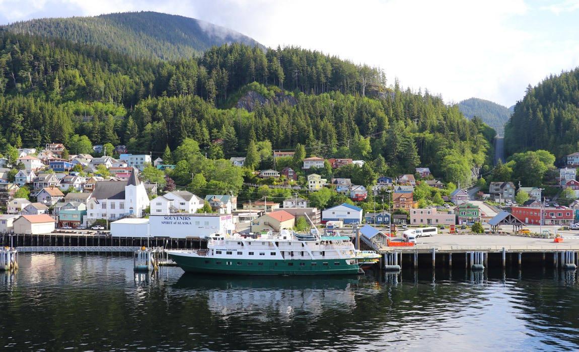 Ketchikan Alaska cruise ship dock