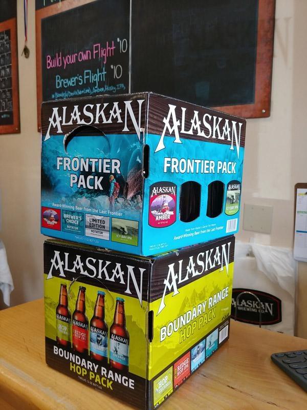 alaskan brewing beer packs