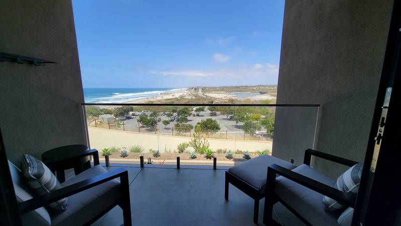 beach-front view from room at Alila Marea