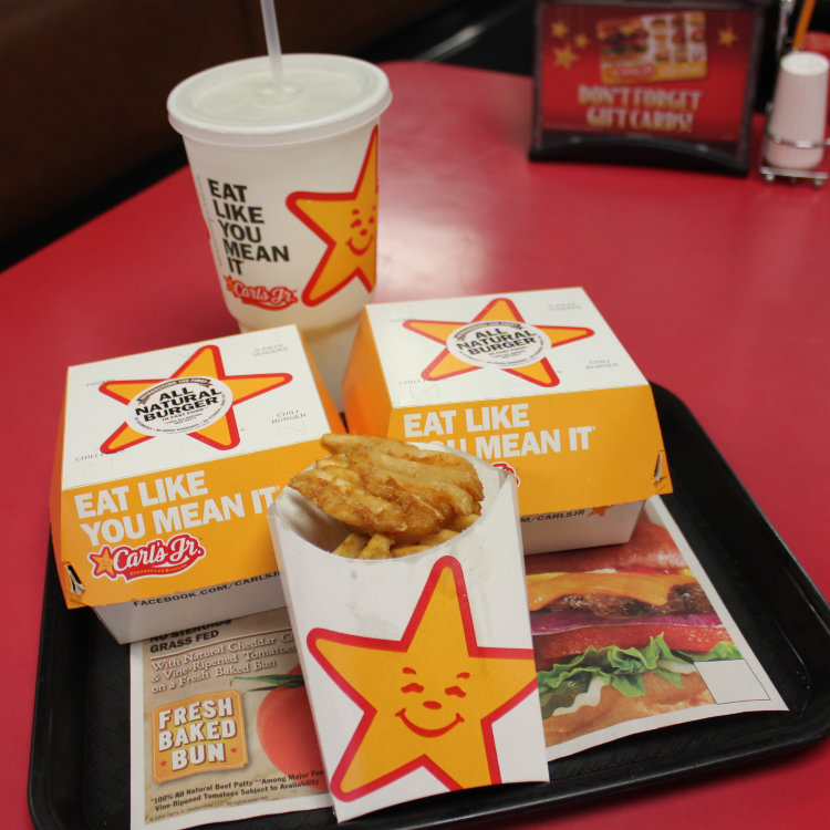 Carl's Junior All Natural Burger
